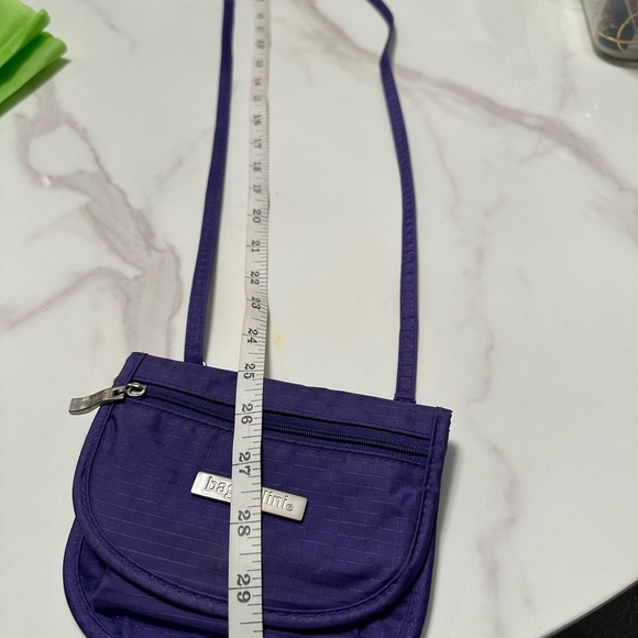 PURPLE ADJUSTABLE BAGGALLINI - NYLON CROSSBODY BAG - Picture 6 of 9